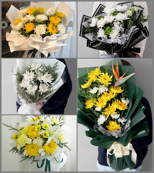 陕西延安市安塞区高桥镇白事花束代送